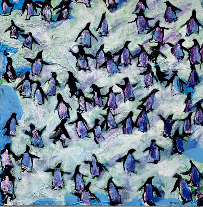 A Waddle of Penguins (Green)