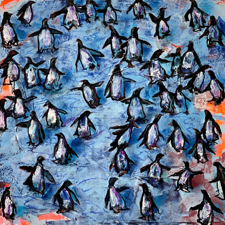 A Waddle of Penguins (orange0.