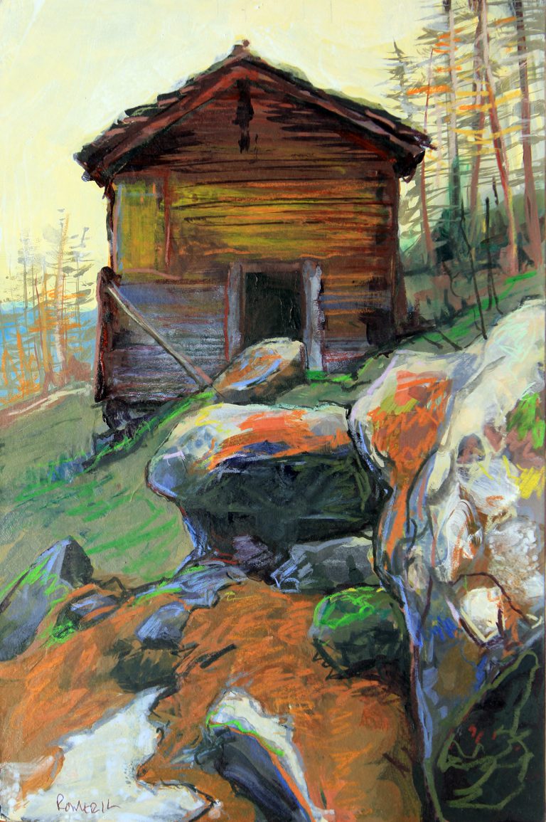 Study for Hut in the Woods