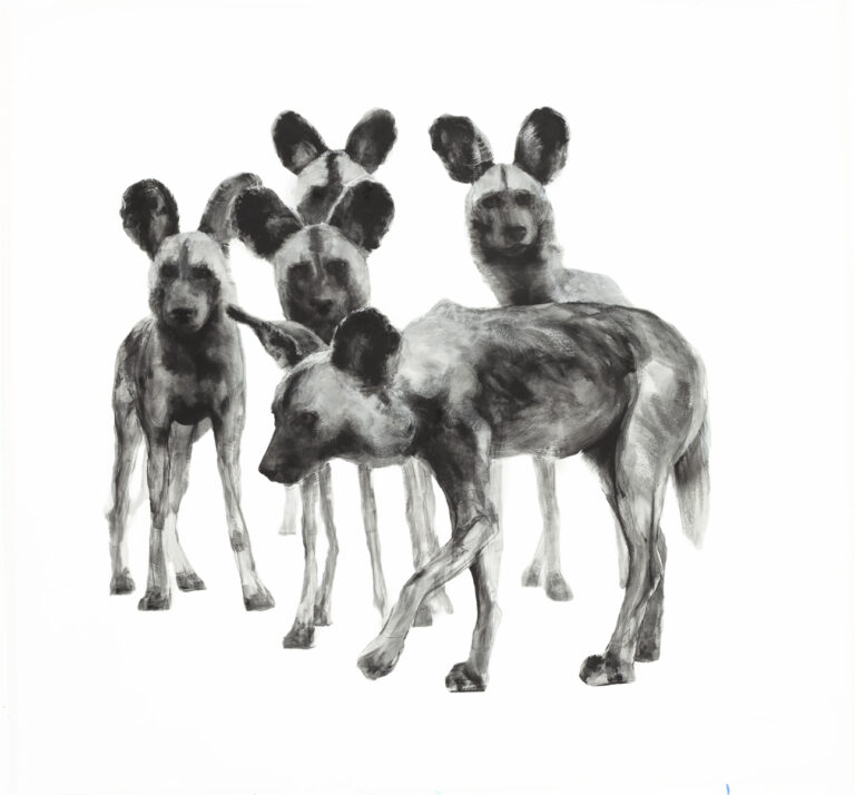 African Painter Wild Dogs (small print)