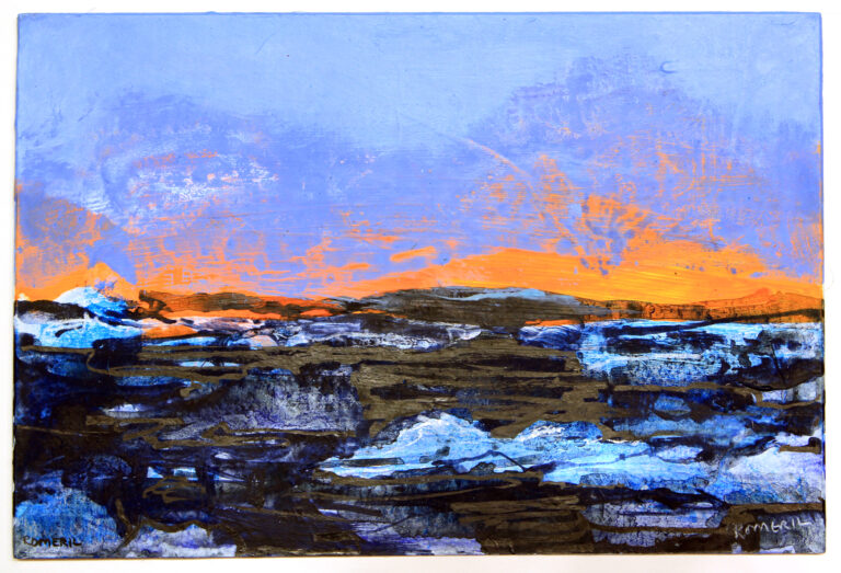 Sunset on Ice Fields