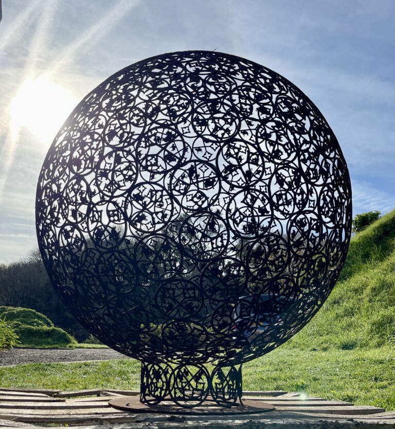 Ball sculpture for Clos Du Manoir