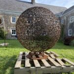 Ball sculpture for Clos Du Manoir