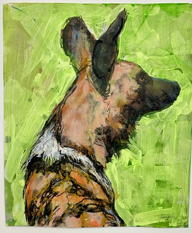 African Painted Dog No2 (Field Painting No21)
