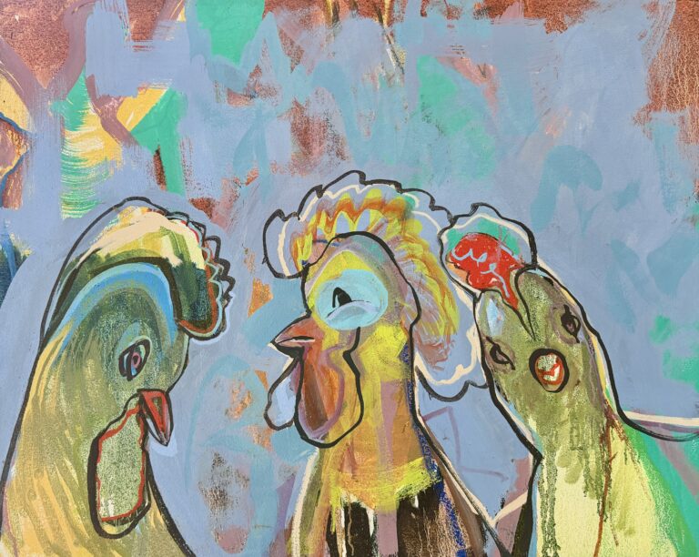 Three Hens